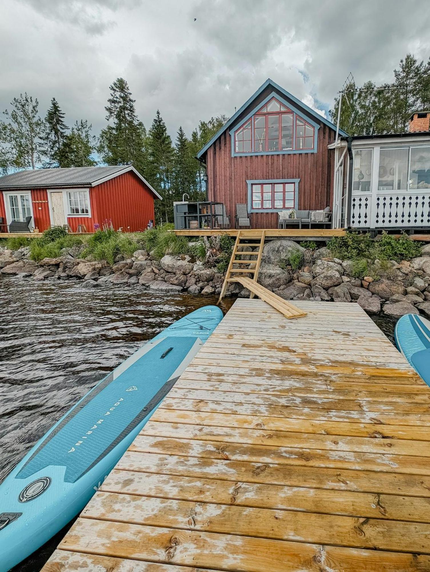 Rural House With Panoramic View Over Lake Hansa Villa Nasviken Exterior photo