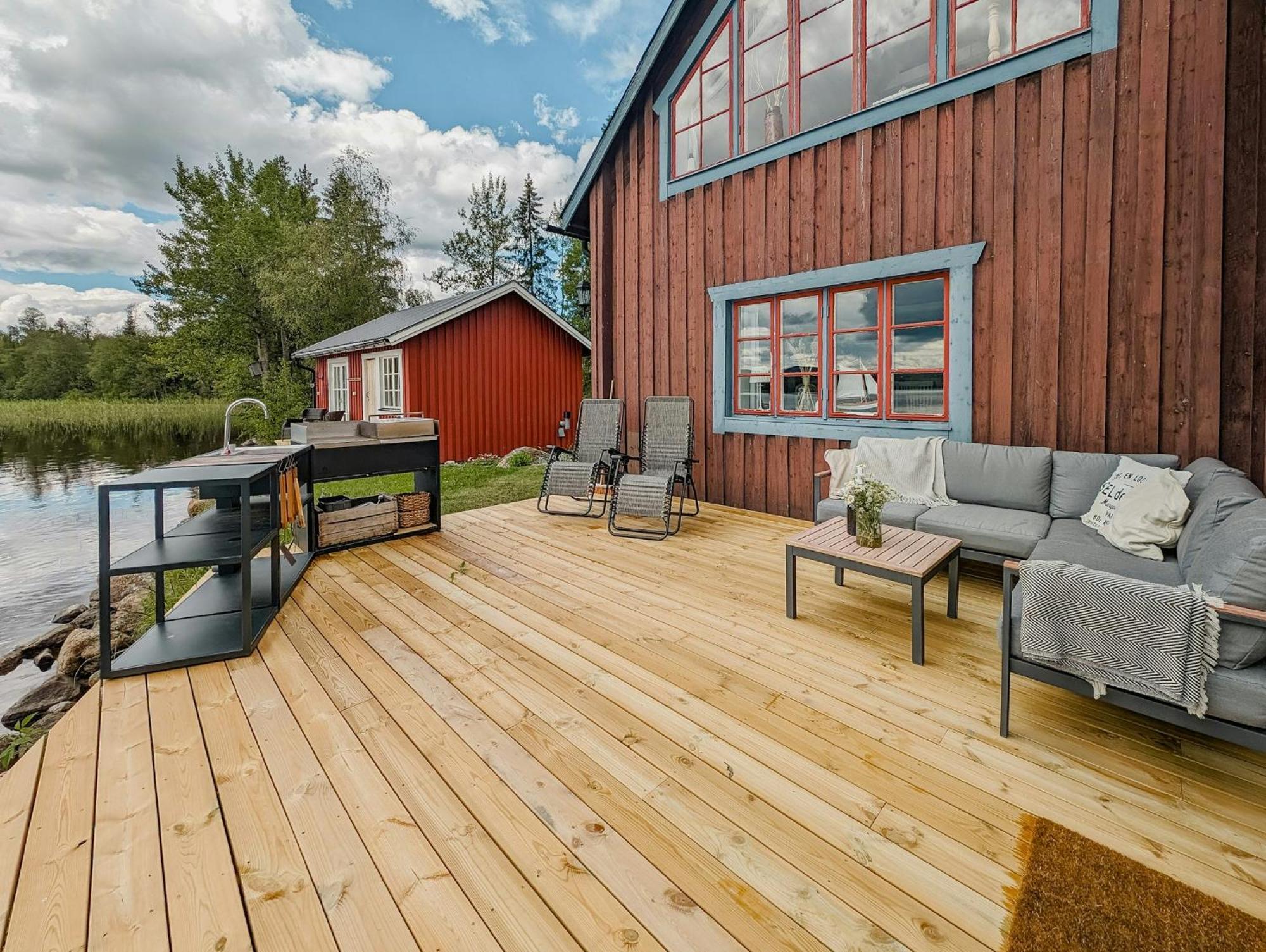 Rural House With Panoramic View Over Lake Hansa Villa Nasviken Exterior photo