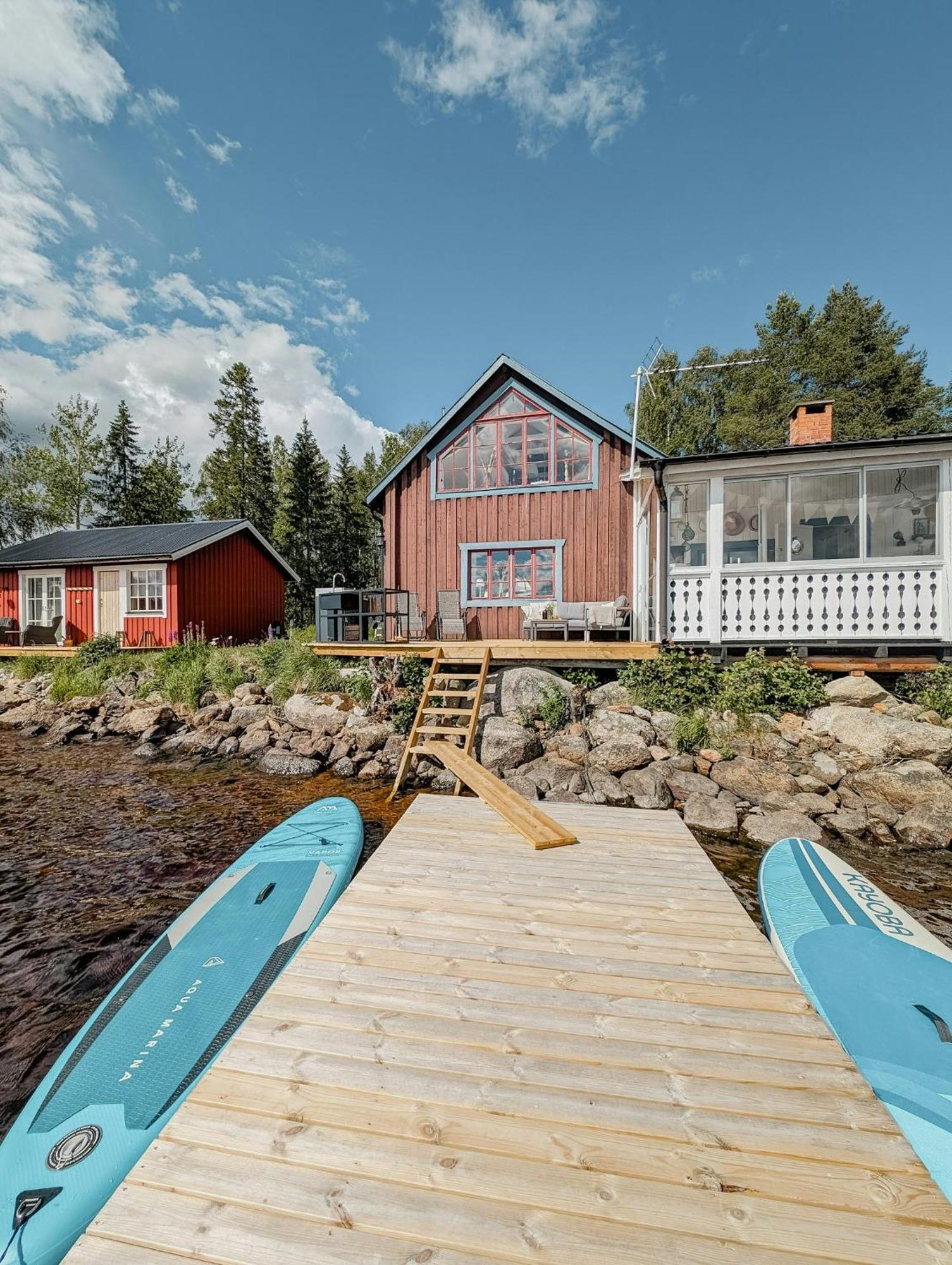 Rural House With Panoramic View Over Lake Hansa Villa Nasviken Exterior photo